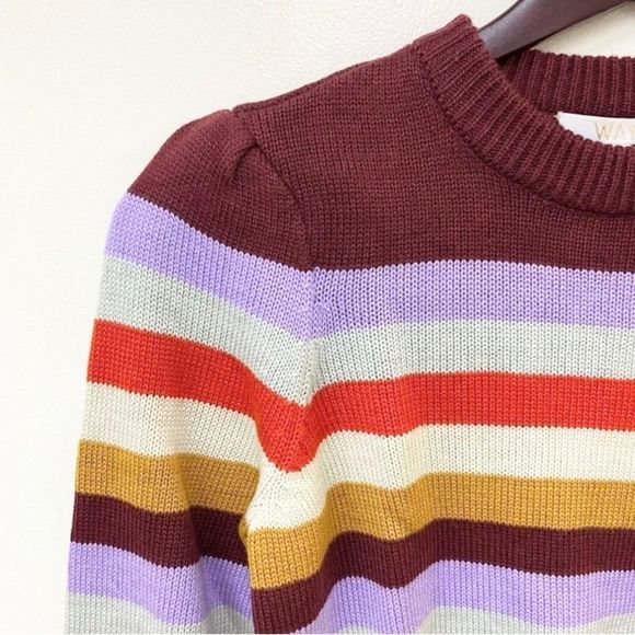 Wayf Emma Stripe Long Sleeve Sweater Small - Picture 4 of 9